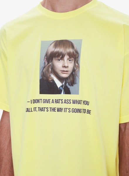 Футболка DON'T GIVE FABLE, цвет: Желтый, TSHRT-FBL-DNTGV-LLW купить онлайн