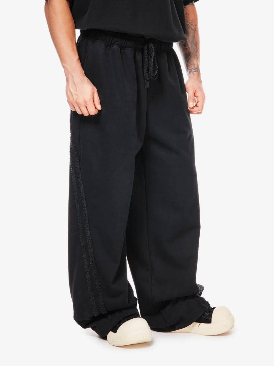 Брюки с текстурными лампасами p.p.s., цвет: Черный, 1040.00.00.BLK купить онлайн