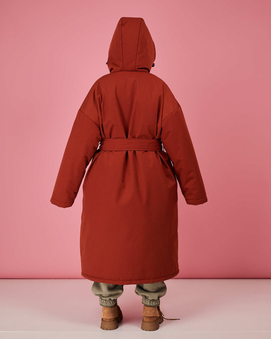 Плащ махагон зима TABOO, цвет: махагон, Plmah купить онлайн