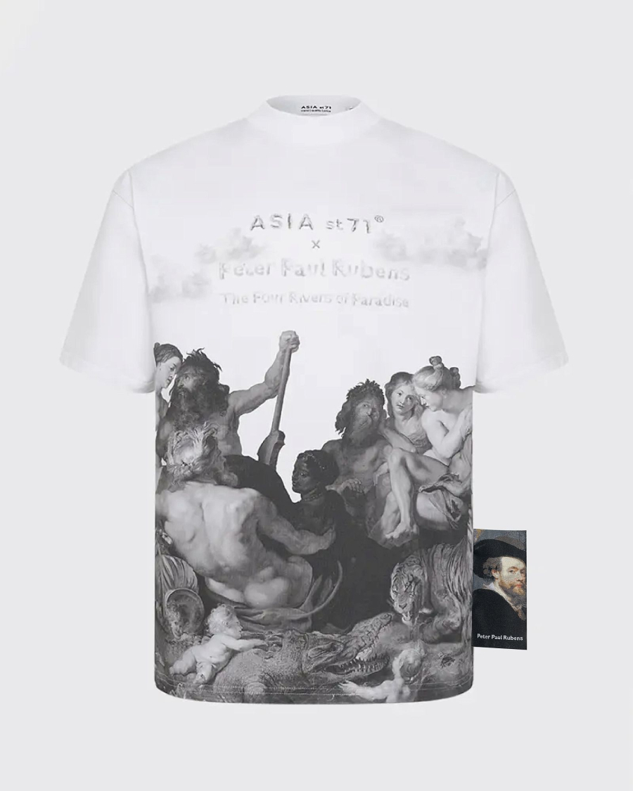 Футболка ART UNION PAUL RUBENS WHITE ASIA ST 71, цвет: белый, Ast71.tt-PaulR-wh купить онлайн