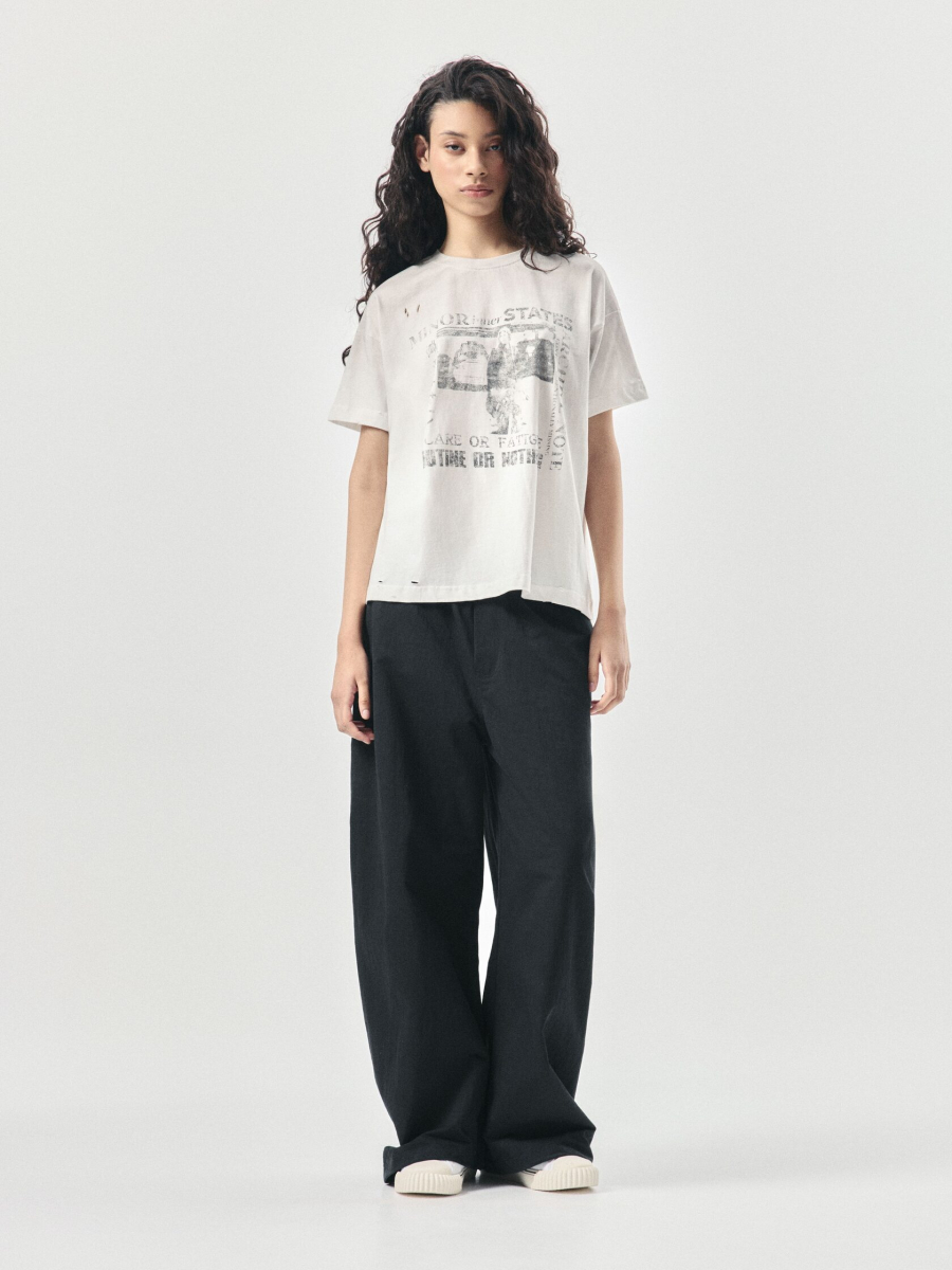 Футболка с принтом NAIPACHE, цвет: белый, 2611006000 купить онлайн