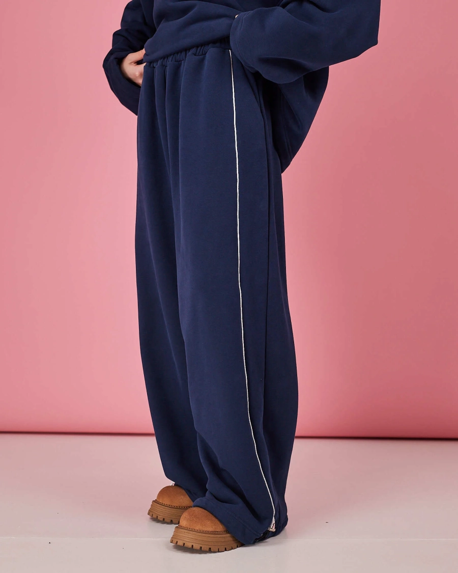 Джоггеры с кантом TABOO, цвет: синий, DgUBlue купить онлайн