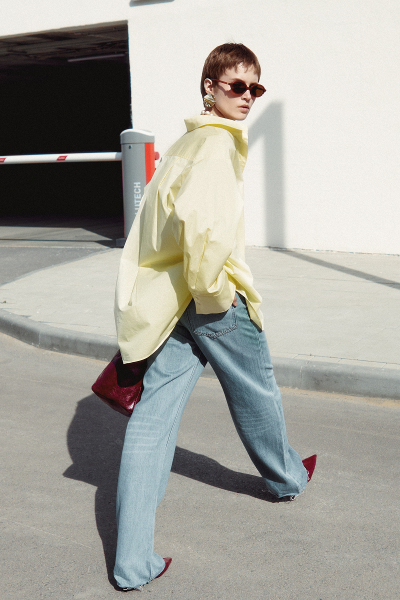 Рубашка LIMONAD MIA AIM, цвет: лимонный, MIA522 купить онлайн