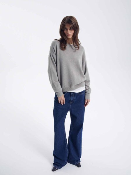 Джинсы boyfriend с заниженной талией PAPAYA, цвет: классический синий, FW2407JE175BF-LW со скидкой купить онлайн