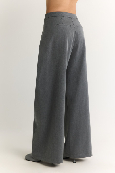 Широкие брюки TOPTOP, цвет: серый меланж, TT.032.19420.820 купить онлайн