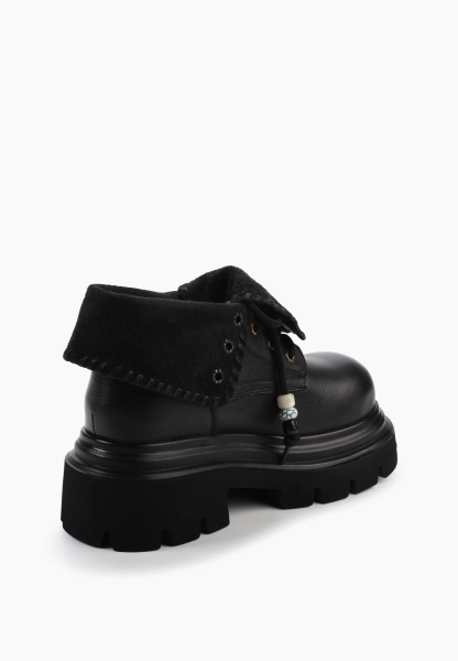 Ботинки на тракторной подошве SBALO, цвет: Черный SFM104 купить онлайн