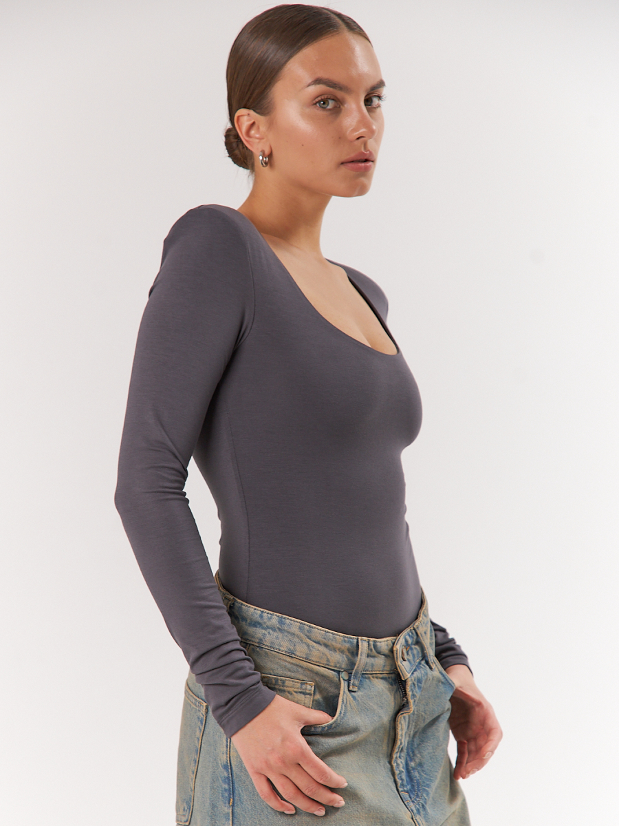 Боди figure ELASTIC, цвет: графит,  купить онлайн