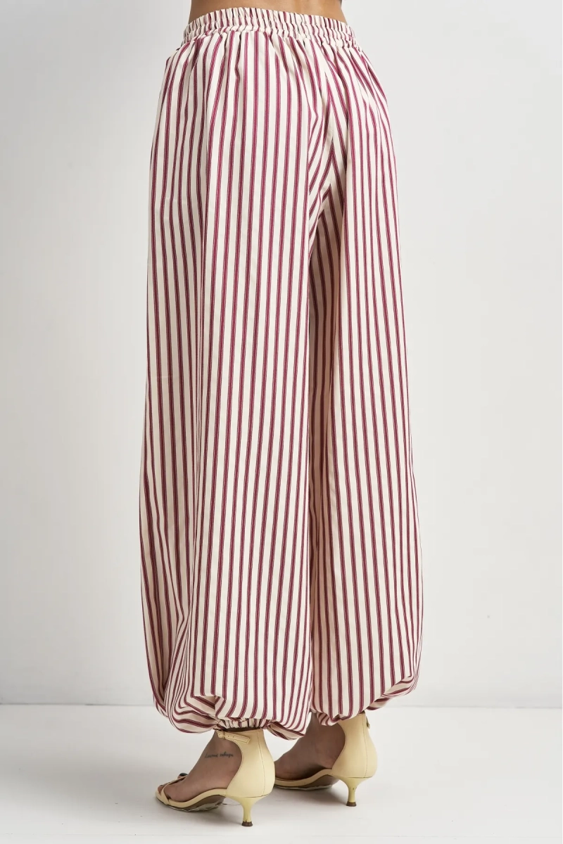 Брюки-алладины в полоску в цвете Бежевый Erist store, цвет: бежевый, НФ-00003519 купить онлайн