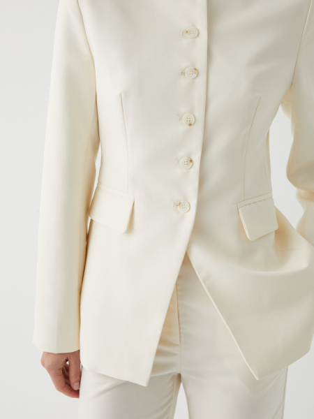 Жакет приталенный Marou, цвет: молочный, Mar_26020705 купить онлайн