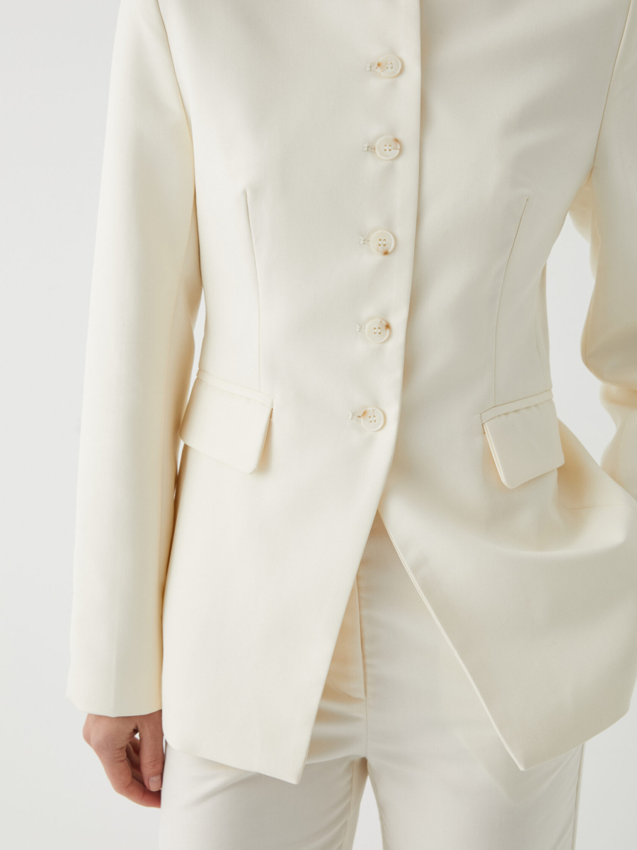 Жакет приталенный Marou, цвет: молочный, Mar_26020705 купить онлайн