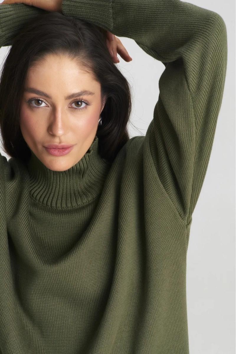 Свитер Cotton Classic Khaki Erist store, цвет: хаки, НФ-00000271 купить онлайн