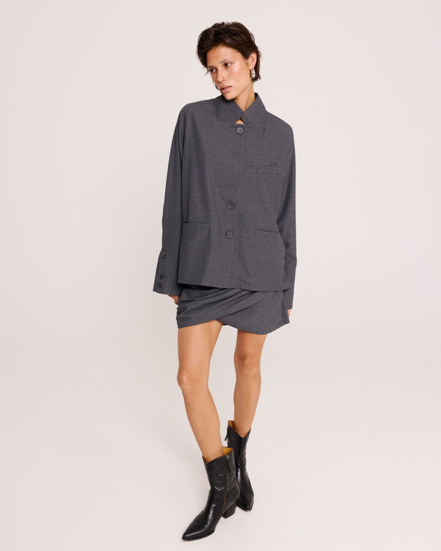 Юбка мини GRAY