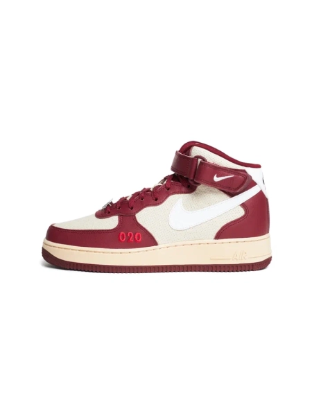 Кроссовки мужские Nike Air Force 1 Mid "London" NKDADDYS SNEAKERS, цвет: Бордовый DO7045-600 купить онлайн