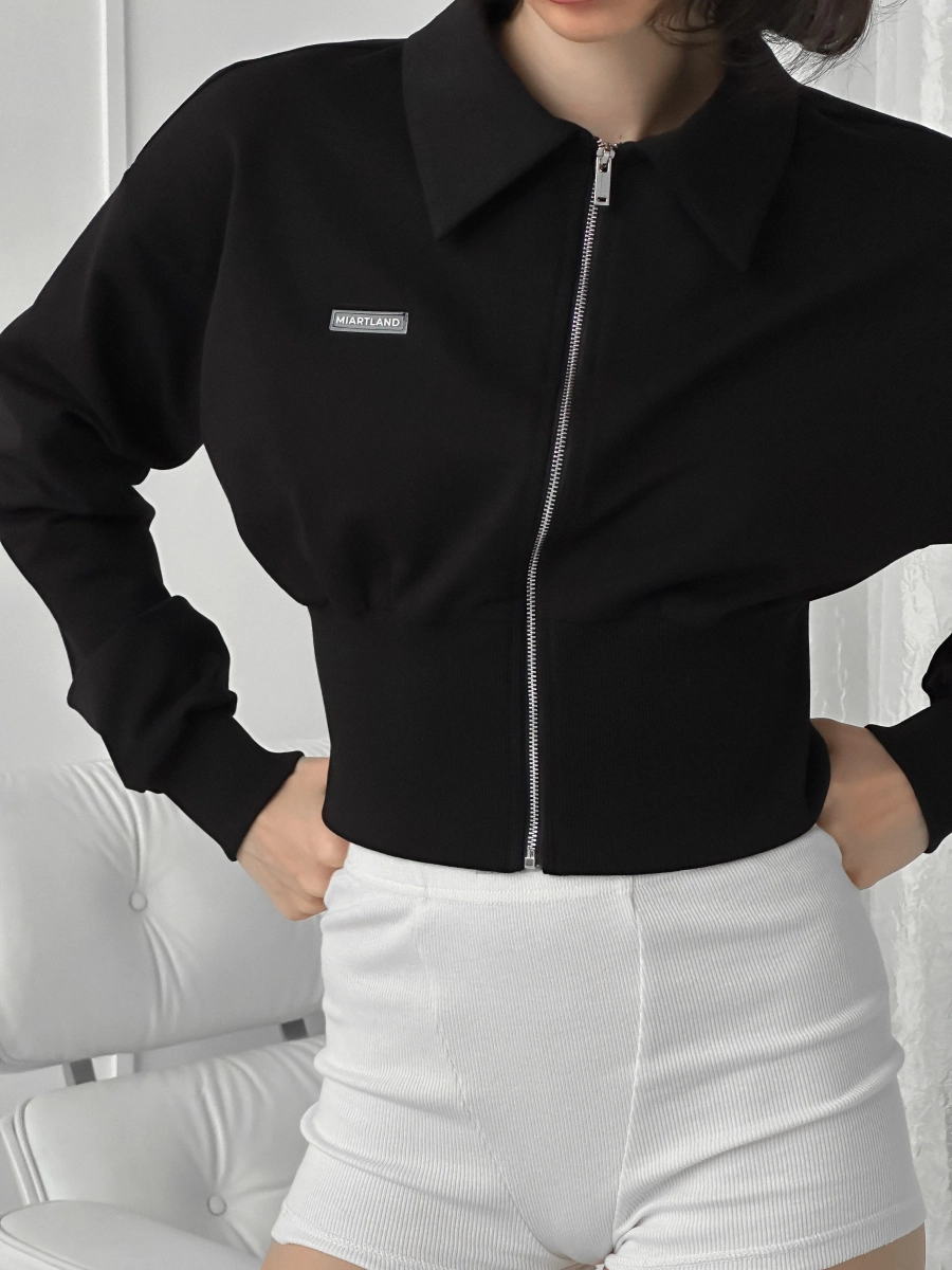 Зип худи "FLY" MIARTLAND, цвет: Черный, НФ-00000786 купить онлайн