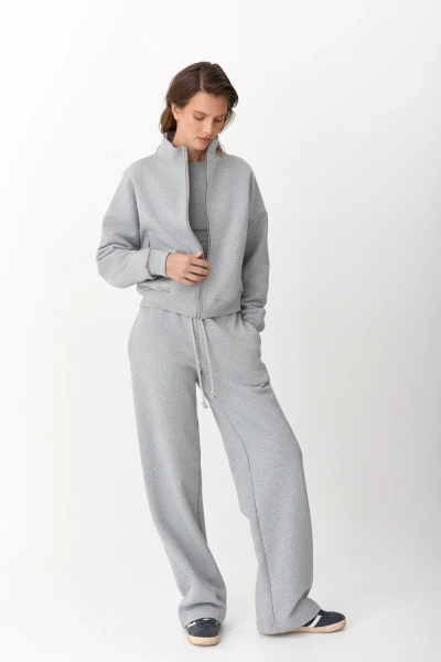 Брюки утепленные Ricoco, цвет: серый меланж, 6098/2 купить онлайн