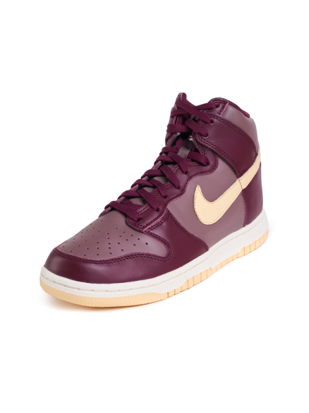 Кроссовки женские Nike Dunk High "Plum Eclipse" NKDADDYS SNEAKERS, цвет: Бордовый DD1869-202 купить онлайн