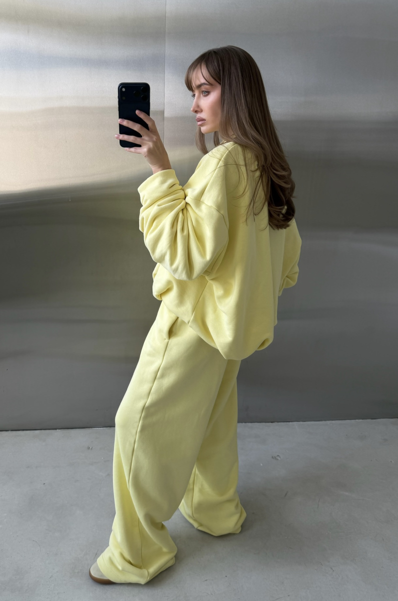 Свитшот с защипами Label .B, цвет: Светло-желтый, Tp.02.5.70LY купить онлайн