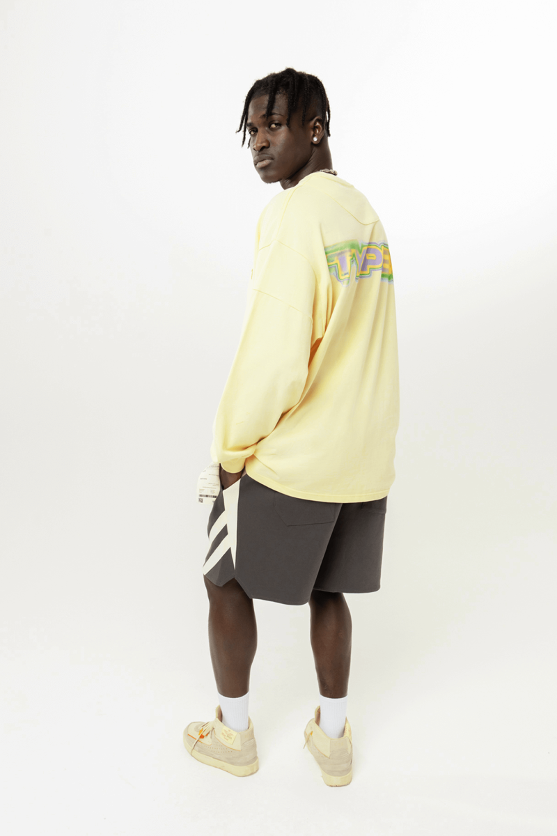 Лонгслив "Longsleeve Lemon" types, цвет: лимонный,  купить онлайн