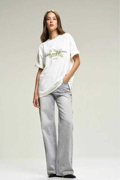 Футболка FRESH and GREEN Erist store, цвет: молочный НФ-00002580 |новая коллекция купить онлайн