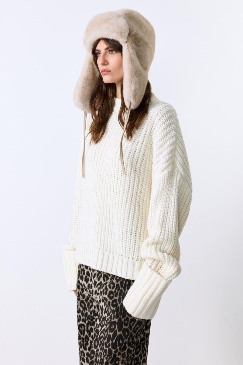 Джемпер с добавлением шерсти TOPTOP, цвет: молочный, TT.050.16273.120 купить онлайн