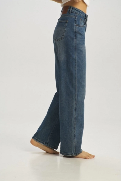 Джинсы BAGGY с потертостями Blue Erist store, цвет: blue, НФ-00000818 со скидкой купить онлайн