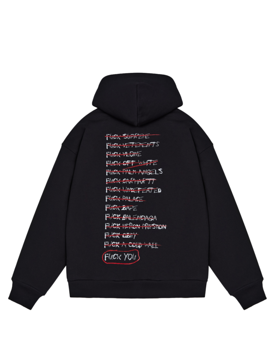 Худи на молнии с принтом FRHT, цвет: Черный HDZPFVCKBK | новая женская коллекция купить онлайн