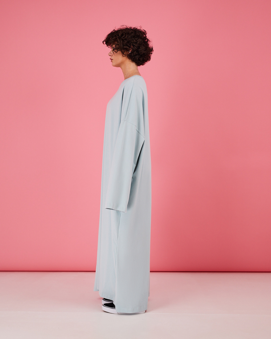 Платье-лонгслив TABOO, цвет: бирюзовый, DrLong-02 купить онлайн