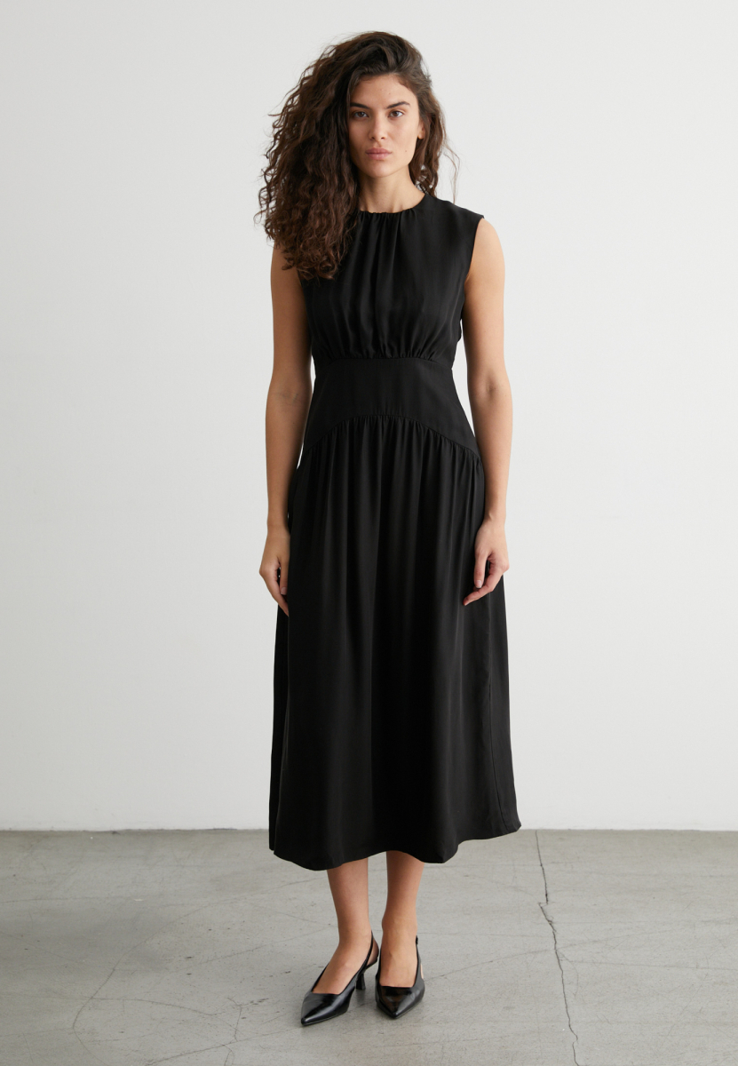 Платье со сборками Gina