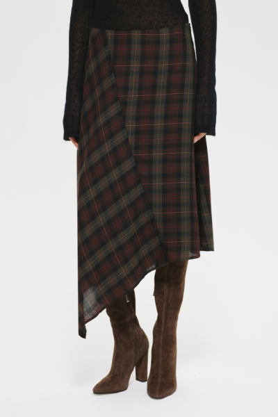 Юбка в клетку