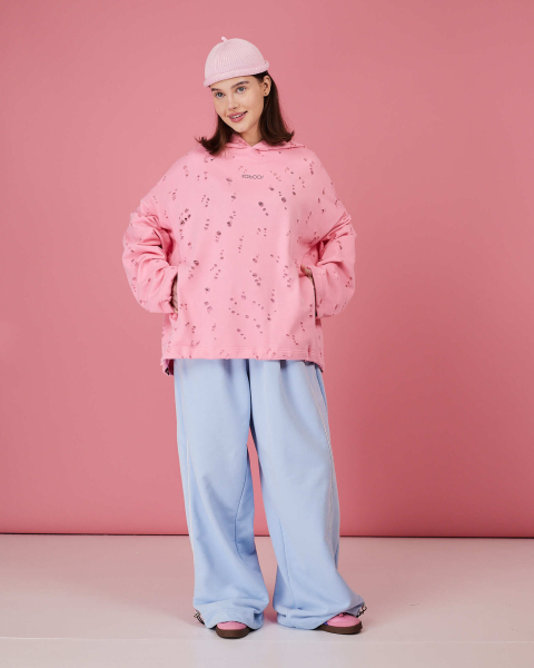 Табуха с затяжками рванка TABOO, цвет: розовый, TsZ04 купить онлайн