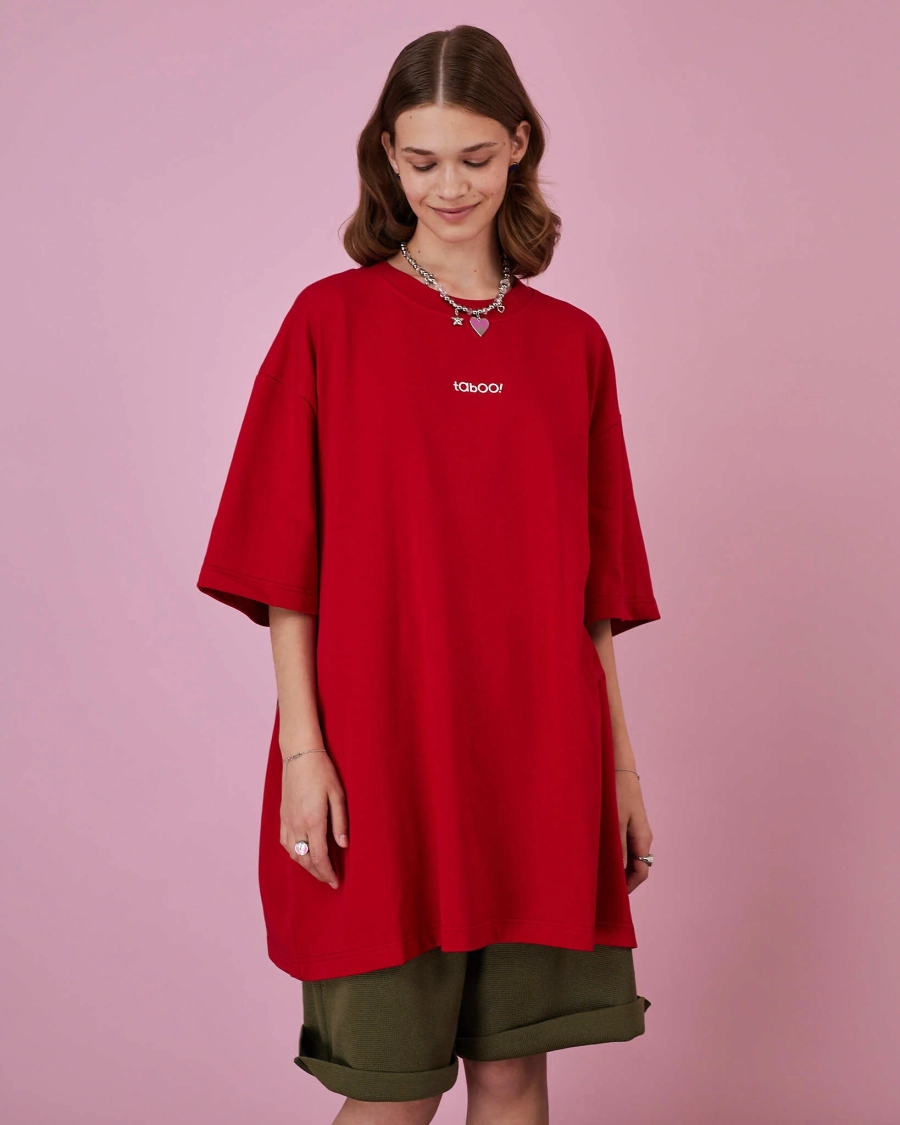 Футболка макси овер ковер