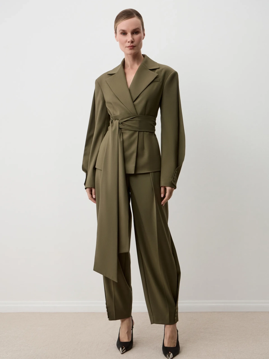 Брюки MOANA ANNA PEKUN, цвет: хаки, 50.2564.510 купить онлайн