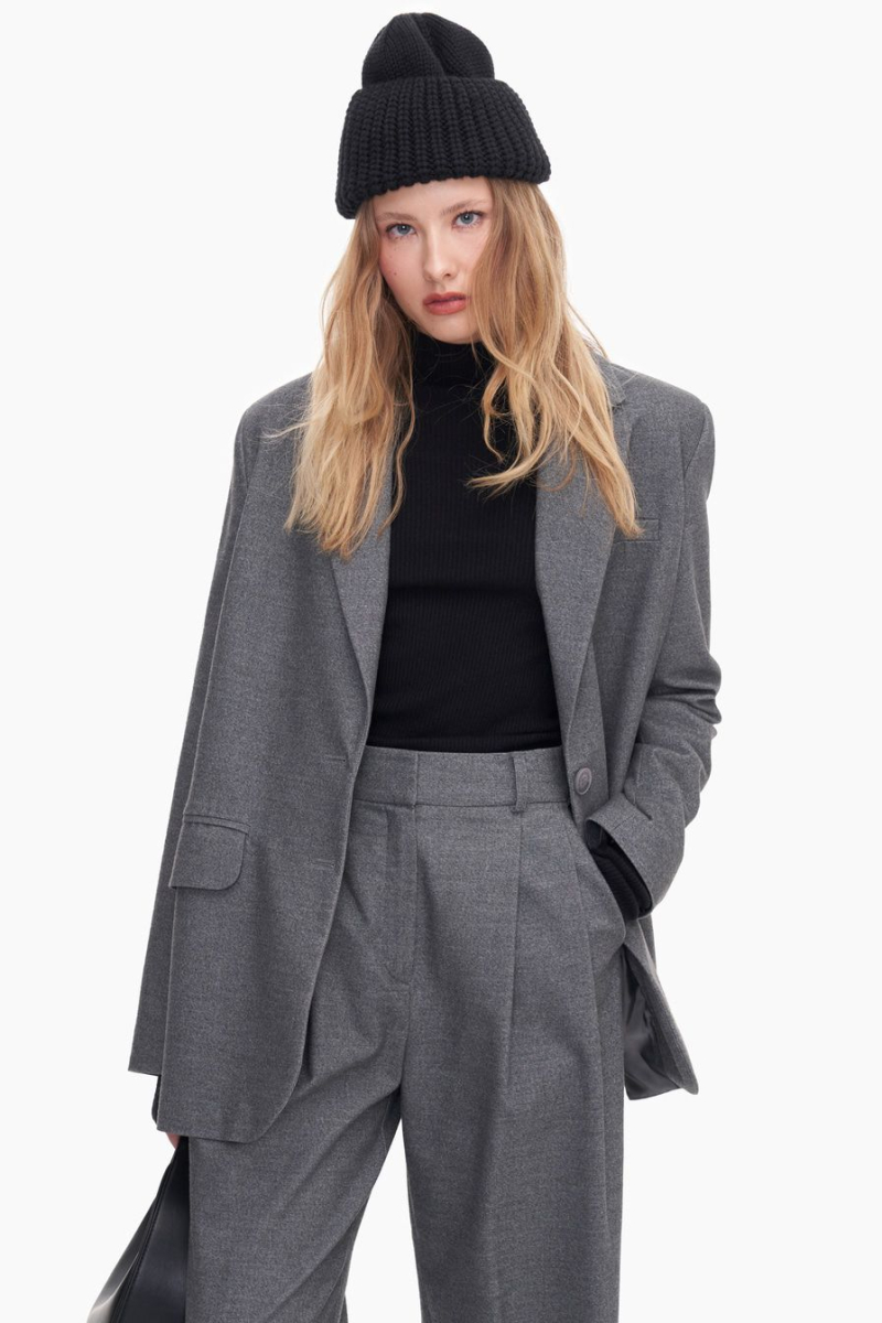 Шапка из смесовой шерсти мериноса TOPTOP, цвет: Черный TT.601.15344.900 купить онлайн