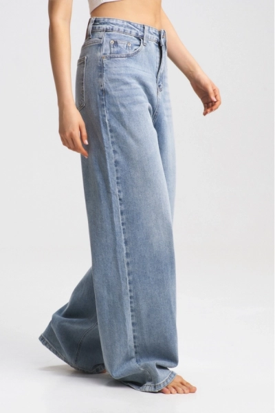 Джинсы-трубы Washed Blue Erist store, цвет: голубой, НФ-00001982 купить онлайн