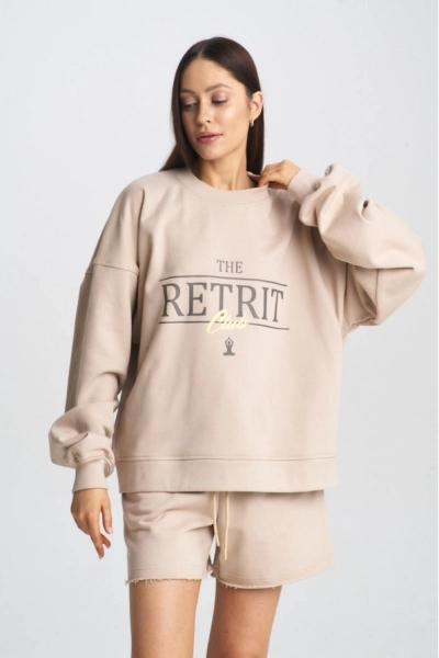 Свитшот RETRIT Tofu Erist store, цвет: бежевый, НФ-00001609 купить онлайн