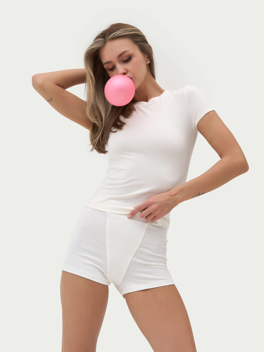 Футболка приталенная ONSI, цвет: Milk,  купить онлайн