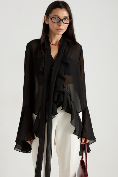 Блуза MIA AIM, цвет: Черный, Mia420 купить онлайн