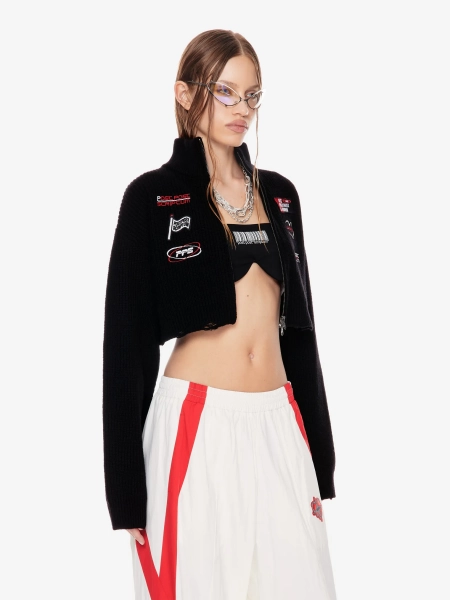 Свитер на молнии POST POST SCRIPTUM, цвет: Черный,  купить онлайн