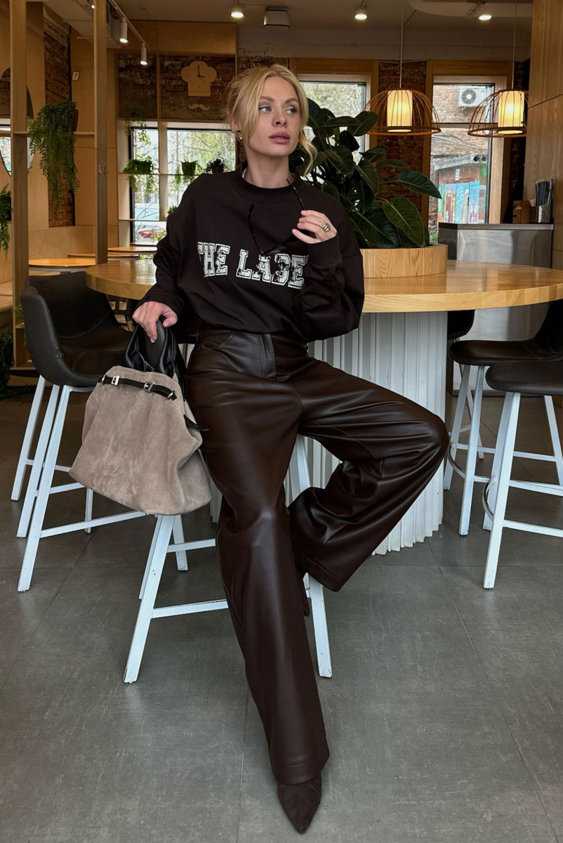 Лонгслив объемный BROWN Label .B, цвет: BROWN, Tp.03.4.M1.0725BRN купить онлайн