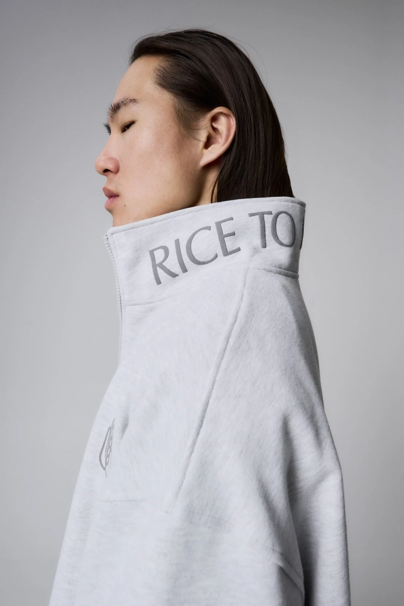 Анорак SWEATSHIRT HALF-ZIP/RICE/MELANGE RICE, цвет: меланж,  купить онлайн