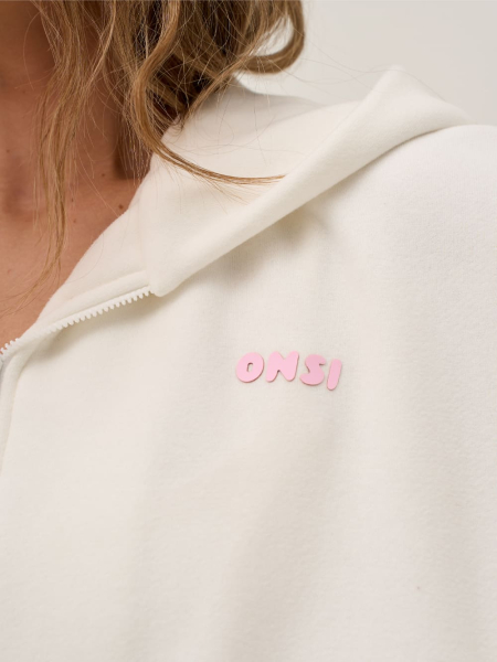 Zip Худи утепленное ONSI, цвет: Milk,  купить онлайн