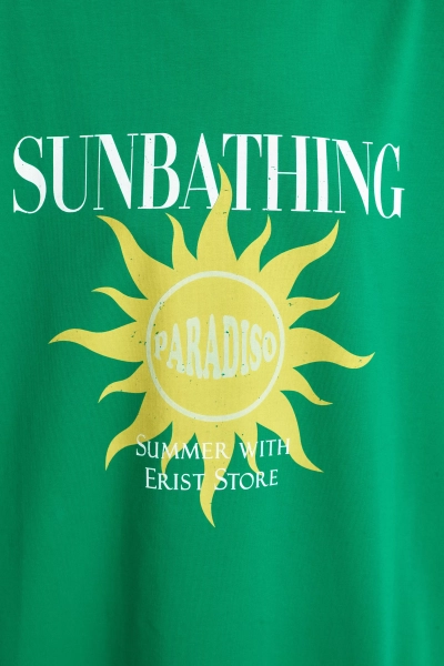 Футболка SUNBATHING Green Erist store, цвет: зеленый, НФ-00002209 купить онлайн