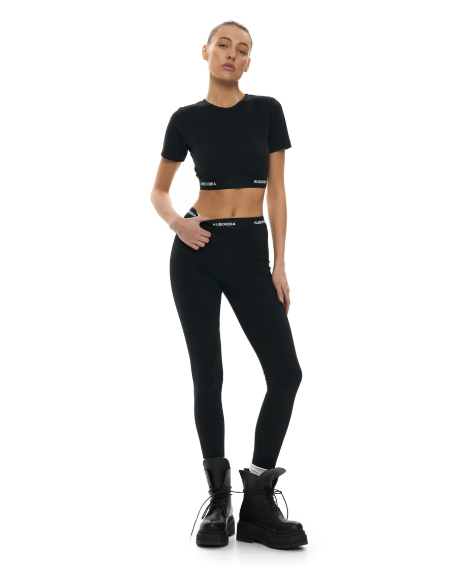 Легинсы BASE S`24 Suborbia, цвет: black, 02604 купить онлайн