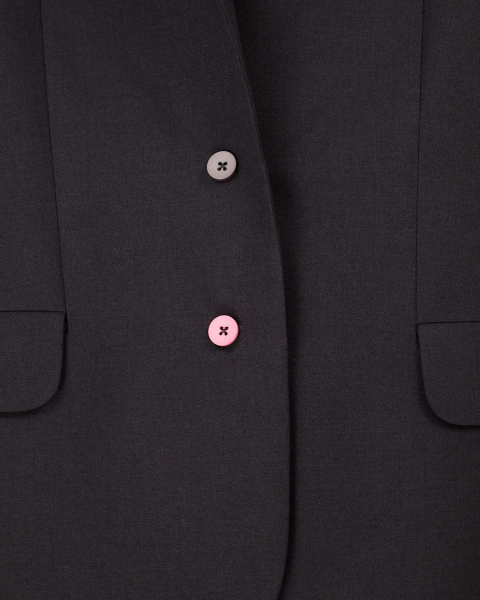 Пиджак макси TABOO, цвет: серый, Blzr03 купить онлайн