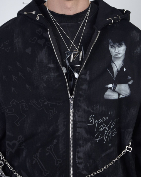 Худи ZIP KINO ХУДИ BAND BLACK ASIA ST 71, цвет: Черный, Ast71.kino-ziphood-band-bl купить онлайн