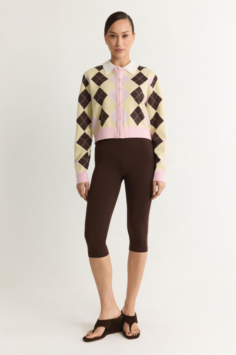 Кардиган из смесовой вискозы TOPTOP, цвет: розовый с принтом, TT.051.17707.301 купить онлайн