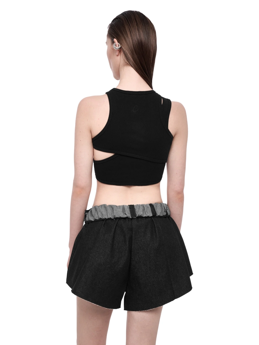 Шорты CRUSH CAPPAREL.21est, цвет: черный меланж,  купить онлайн