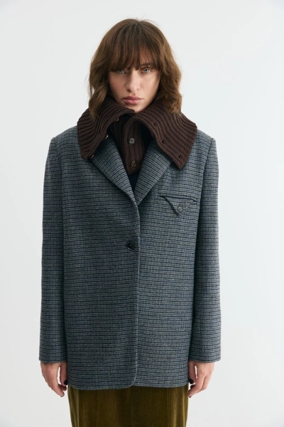 Воротник из шерсти мериноса Daisyknit, цвет: коричневый  купить онлайн