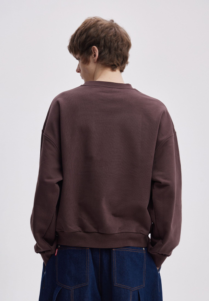 Свитшот SNOOKER SORRY, I’M NOT, цвет: коричневый,  купить онлайн