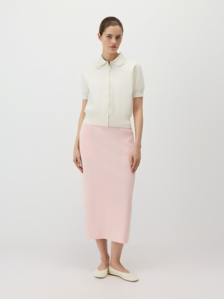 Кардиган на молнии Conso, цвет: белый, KCS 260709 - молочный купить онлайн